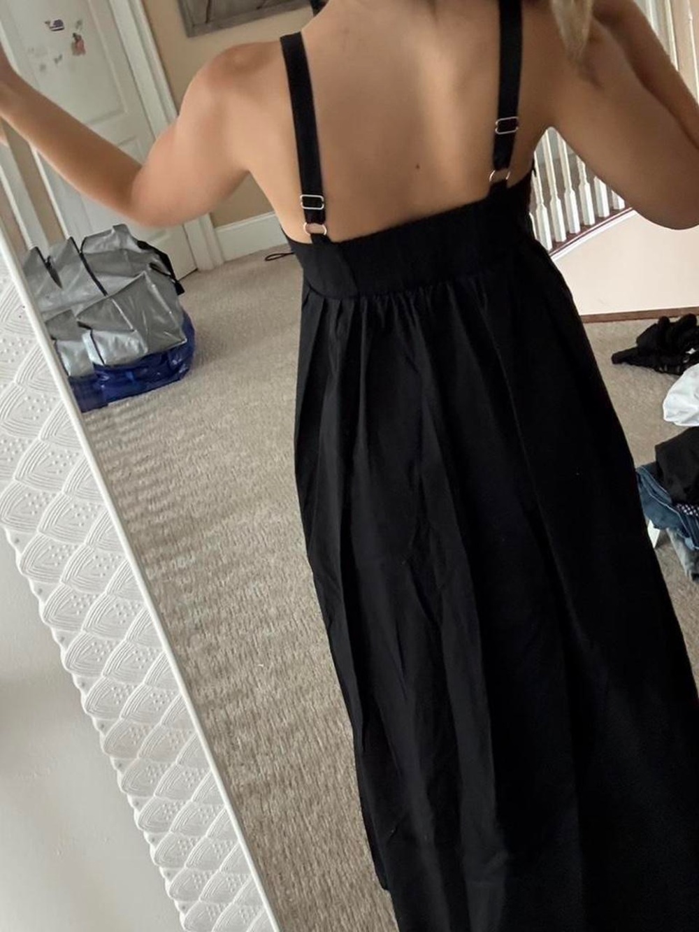 Forever 21 Black Square-Neck Maxi Dress - Picture 2 of 3
